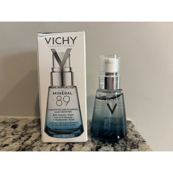 NEW Vichy Mineral 89 Hyaluronic Acid Plumping Serum Daily Booster 1.01 oz 4/2027 - Picture 1 of 4